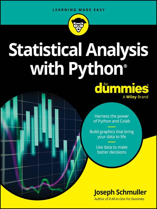 Title details for Statistical Analysis with Python For Dummies by Joseph Schmuller - Available